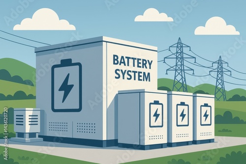 Simple Battery System Diagram for Energy Storage Solutions