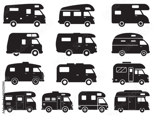 CAMPER VAN SILHOUETTE
