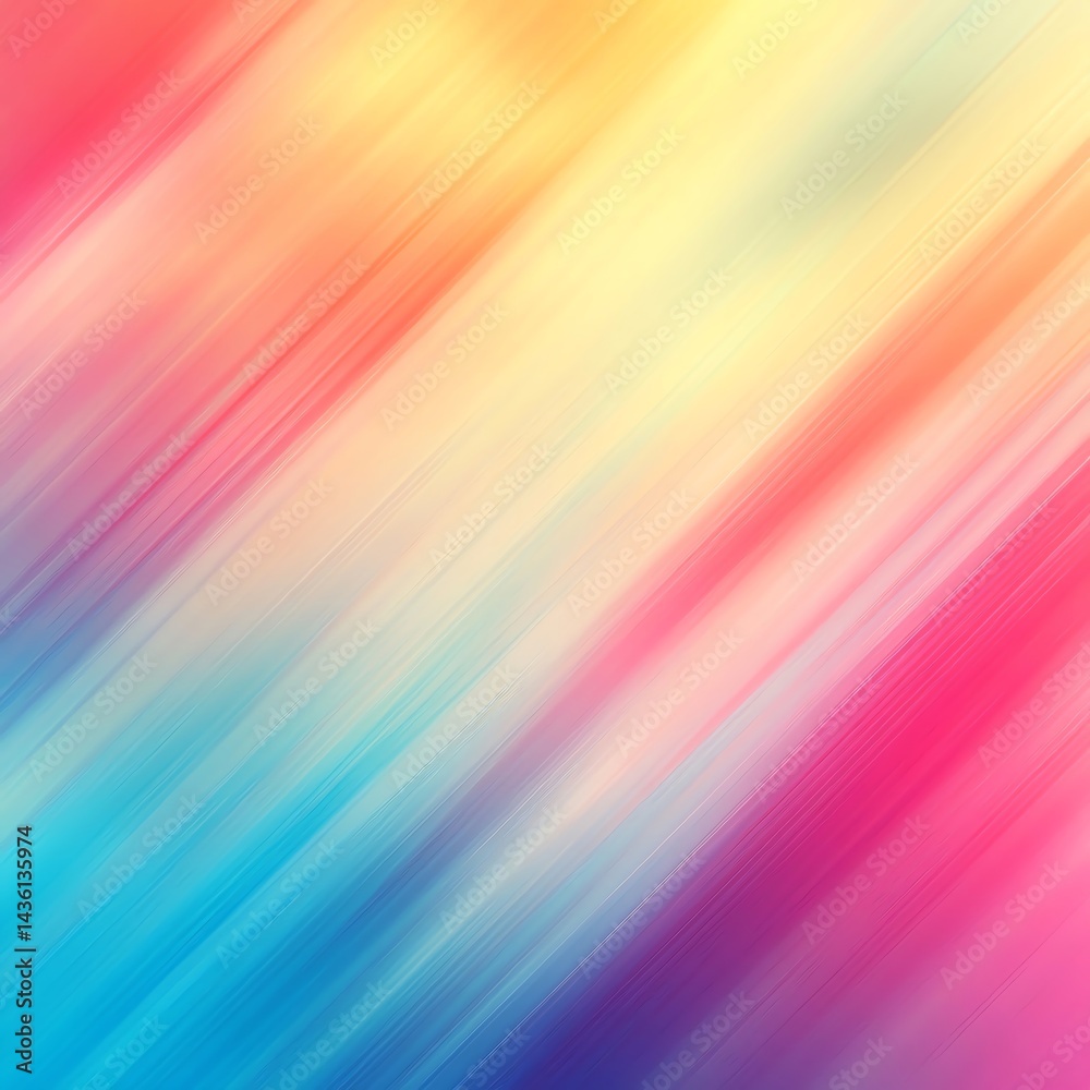 Vibrant Colorful Abstract Background with Diagonal Stripes Vibrant Colorful Abstract Background with Diagonal Stripes