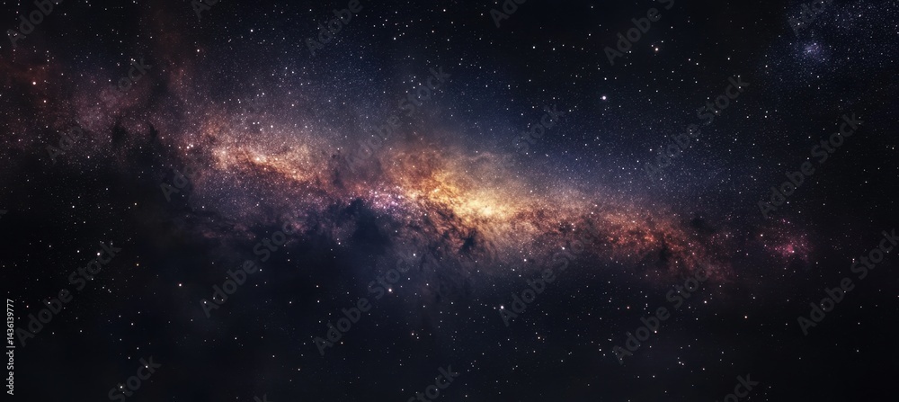 Fototapeta premium Awe-Inspiring Cosmic View of the Universe