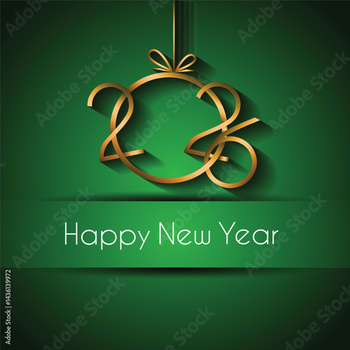 Obraz na płótnie 2026 Happy New Year background. w salonie