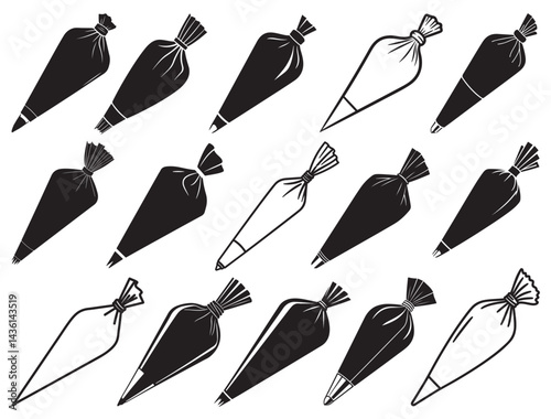PIPING BAG SILHOUETTE