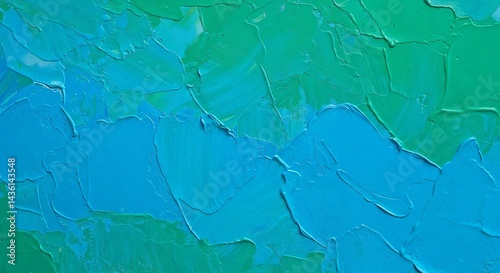 Colorful abstract texture with blue and green hues  