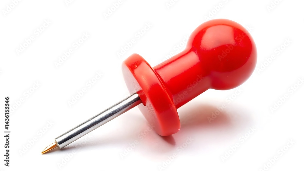 red-pin-isolated-on-white-background red-pin-isolated-on-white-background