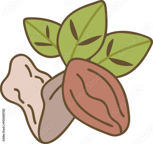 vector illustration of an apple tree