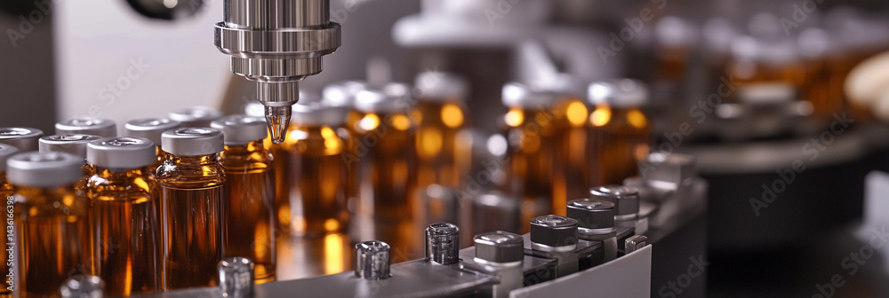 Production of medical vials in a manufacturing facility Generative AI
