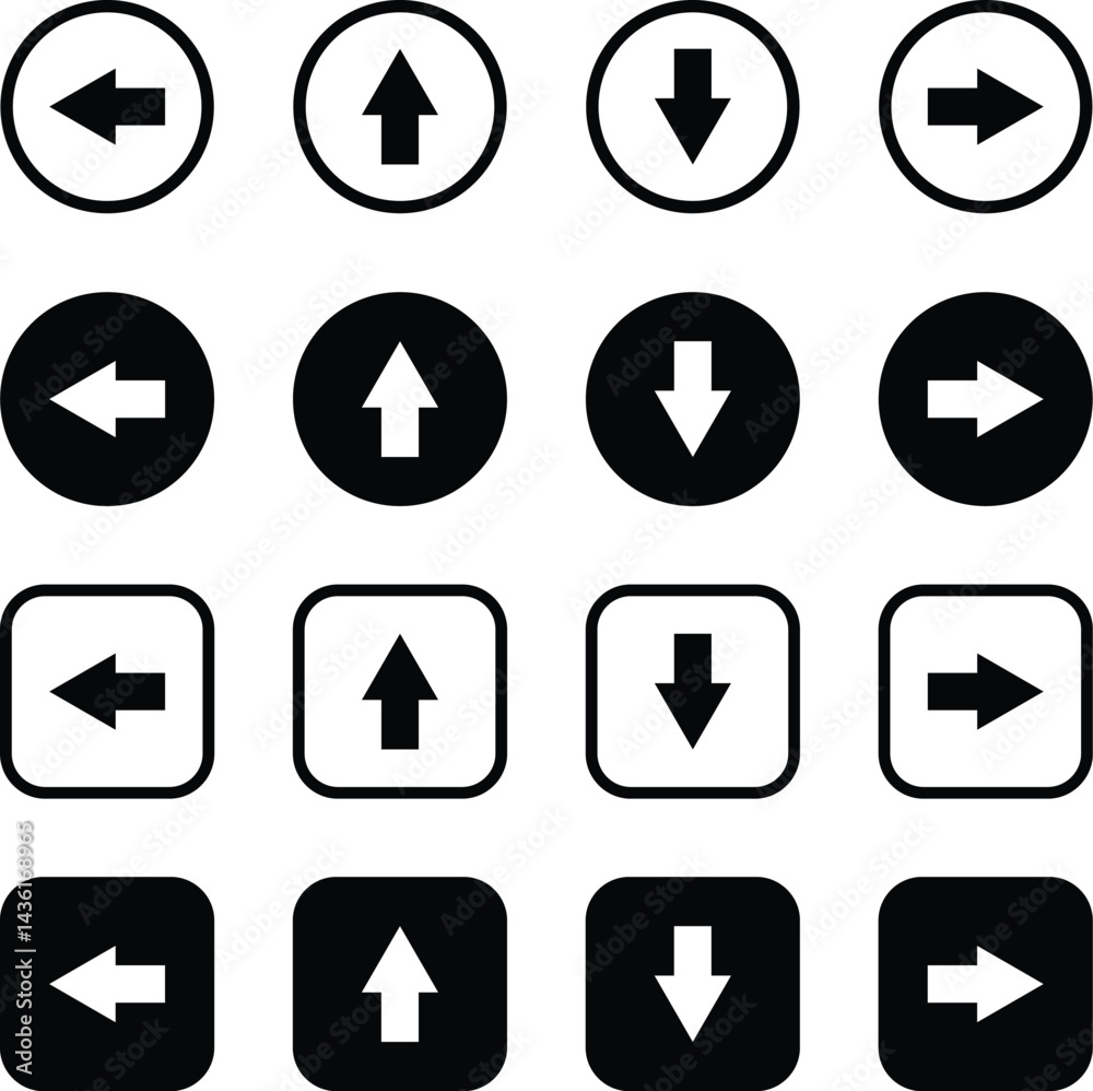 Arrow vector set illustration design Arrow vector set illustration design