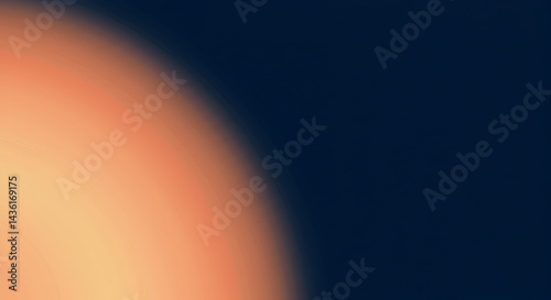 Celestial Peach And Navy Gradient Background Perfect For Abstract Design