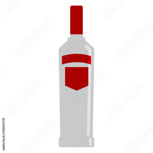 ウォッカ スピリッツ 瓶 ボトル のイラスト