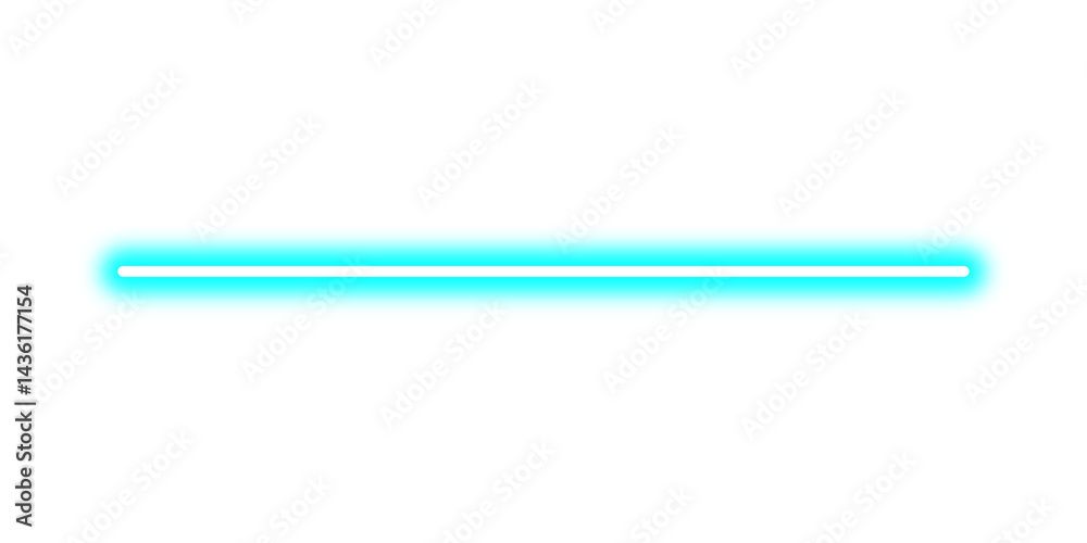 Neon glowing cyan line with light, techno futuristic impulse circle isolated on transparent background Neon glowing cyan line with light, techno futuristic impulse circle isolated on transparent background