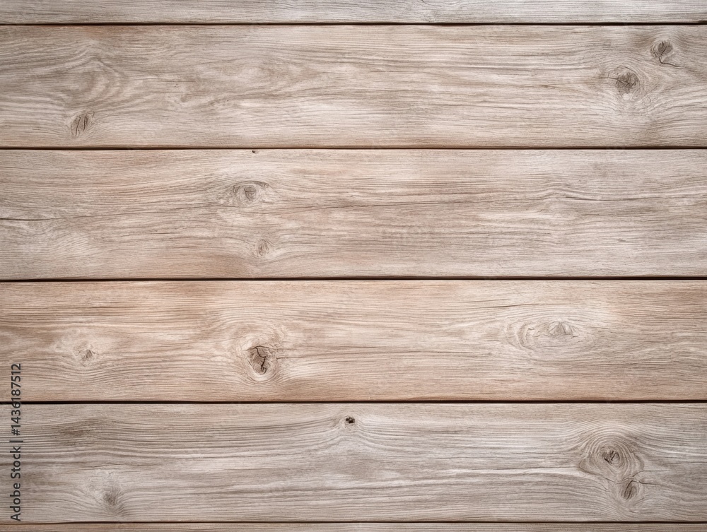 Fototapeta premium Light brown wooden planks, horizontal texture