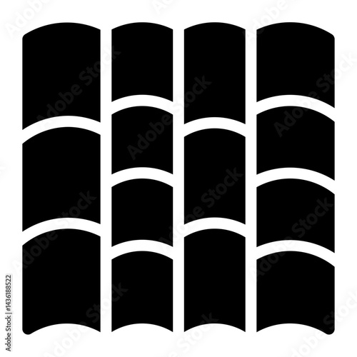roof glyph icon