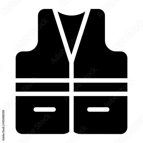 vest glyph icon
