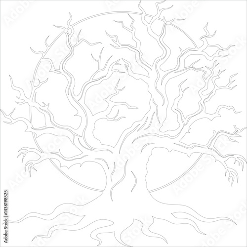 Dark Haunted Spooky Tree