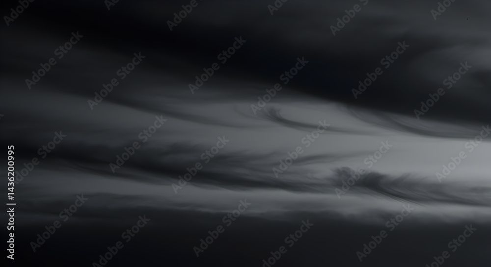 Ominous Sky Backdrop With Dark Swirling Clouds Atmospheric Concept Ominous Sky Backdrop With Dark Swirling Clouds Atmospheric Concept