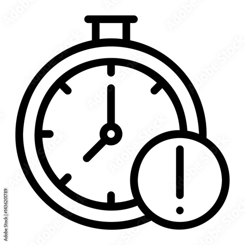 deadline line icon