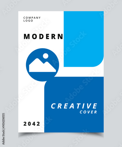 Creative Brochure Template. Business Presentation, Flyer, Banner, Report, Poster, Advertising, Modern Book Cover Design, pattern, abstract, vector, business, design, banner, illustration, school, book