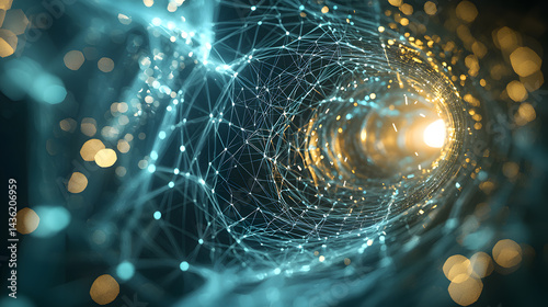 Dynamic green digital systems wallpaper abstract visualization technology environment futuristic concept
