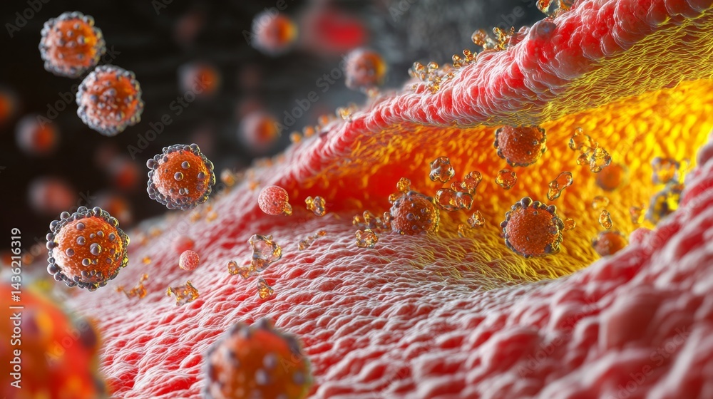 Exploring the Intricate World of Lysosomes in Cellular Structures at a Microscopic Level