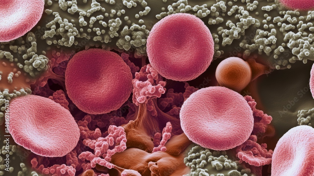 Microscopic Exploration Reveals Intricate Aggregation of Blood Platelets in Action