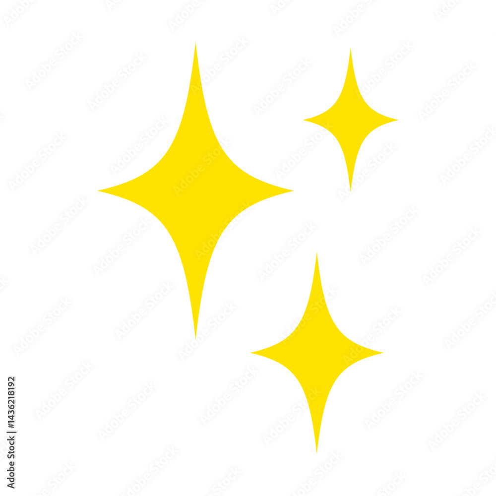 三連の輝きのベクターイラスト:ミニマルな光 - Triple Sparkle Vector Illustration: Minimal Light 三連の輝きのベクターイラスト:ミニマルな光 - Triple Sparkle Vector Illustration: Minimal Light