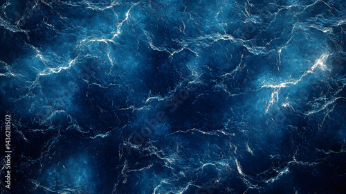 Obraz na płótnie vertical dark blue water surface with ripples background top view w salonie