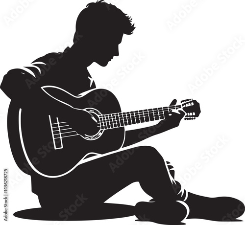 Guitar Player illustration