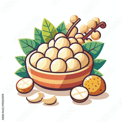 fruit, background, langsat, tropical, food, natural, healthy, ripe, fresh, sweet, delicious, agriculture, longkong, organic, tasty, closeup, thailand, nutrition, plant, diet, white, nature, juicy, iso