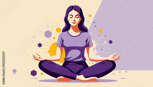 Woman_Meditating_Illustration_of_Mindfulness_and_Relaxation_in_Lotus_Position_Wellness_and_Inner_Peace_Concept_Digital_Art_for_Yoga_and_Healthy_Lifestyle