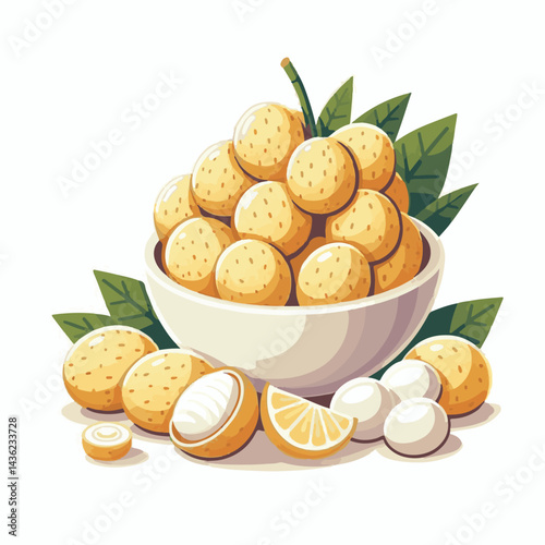fruit, background, langsat, tropical, food, natural, healthy, ripe, fresh, sweet, delicious, agriculture, longkong, organic, tasty, closeup, thailand, nutrition, plant, diet, white, nature, juicy, iso