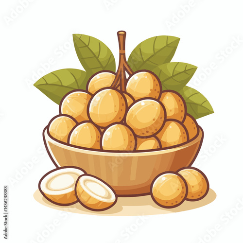 fruit, background, langsat, tropical, food, natural, healthy, ripe, fresh, sweet, delicious, agriculture, longkong, organic, tasty, closeup, thailand, nutrition, plant, diet, white, nature, juicy, iso