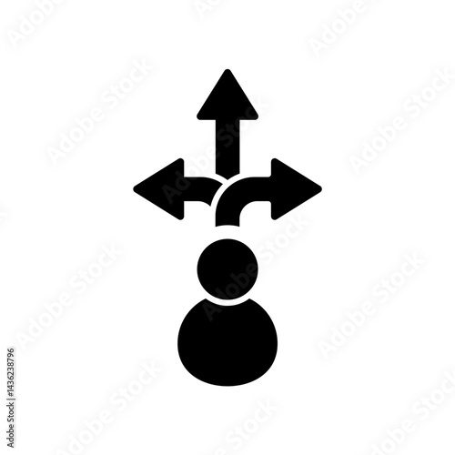 Icon a guidance, isolated against a clean background.