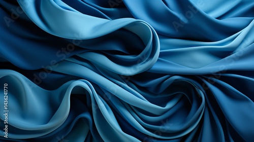 blue silk background