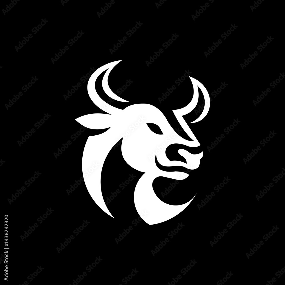 Fototapeta premium bull logo
