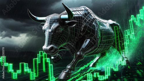 Data Bull, The Explosive Rise of Financial Markets. 