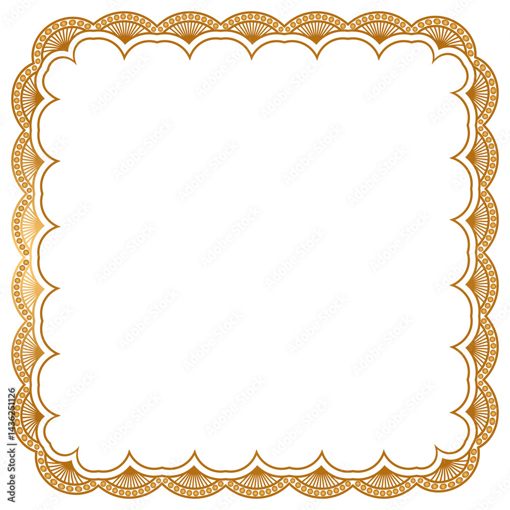 Rectangle golden certificate border pattern line photo frame islamic wedding invitation background Rectangle golden certificate border pattern line photo frame islamic wedding invitation background