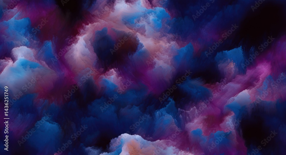 A digital abstract texture featuring swirling clouds of color A digital abstract texture featuring swirling clouds of color
