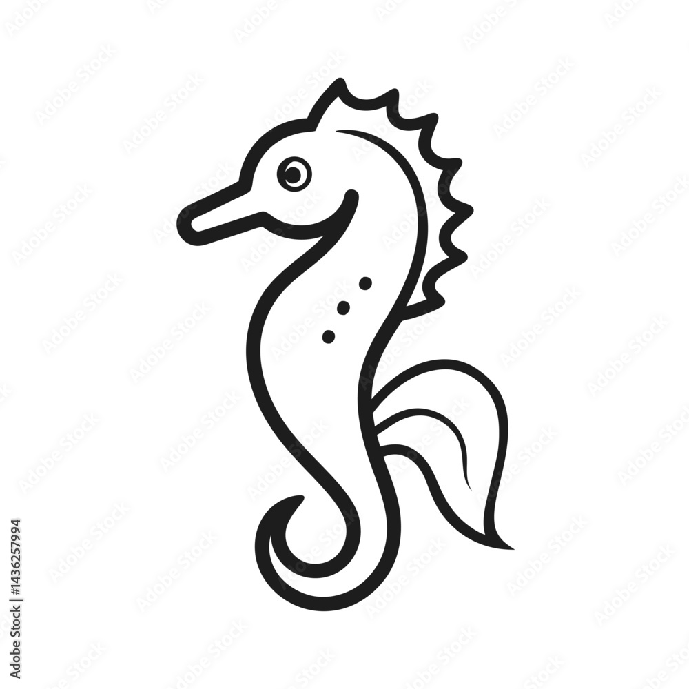 Fototapeta premium Seahorse Vector Designs.