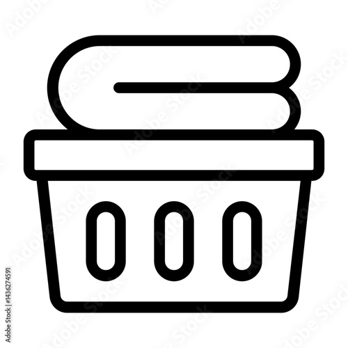 laundry basket icon