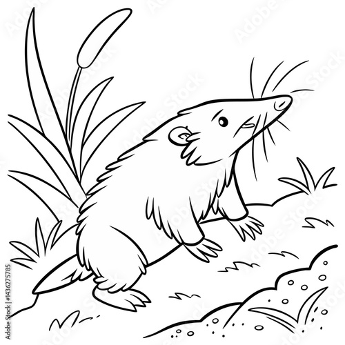 Various village farm animals. Domesticated cattle and domestic, birds,snake, reptile, swan, serpent,bird, tattoo, wildlife, feather,kitten, fox, kitty,rabbit, bunny, pet, donkey, pets,elephant, safari