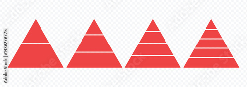 Simple 3d pyramid infographic. Development level infographic. Business graph. Business Presentation, Poster, Banner and Booklet. pyramid chart infographic flat vector diagram