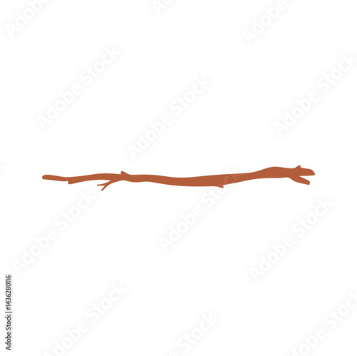 Dry tree branches illustration 