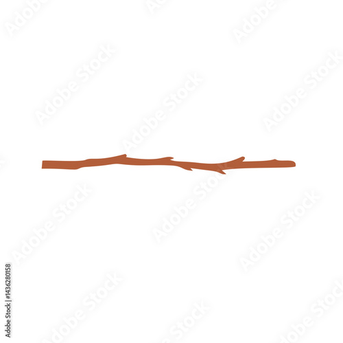 Dry tree branches illustration 