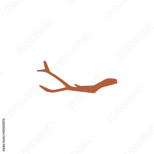Dry tree branches illustration 