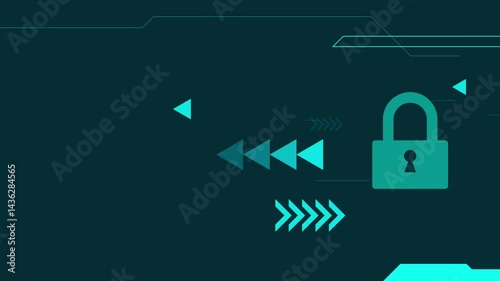 Security lock for cybersecurity data information protection against unauthorized access