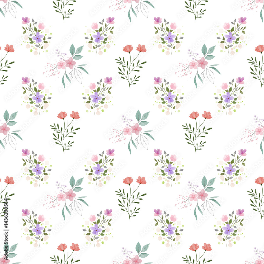 seamless pattern with flowers seamless pattern with flowers