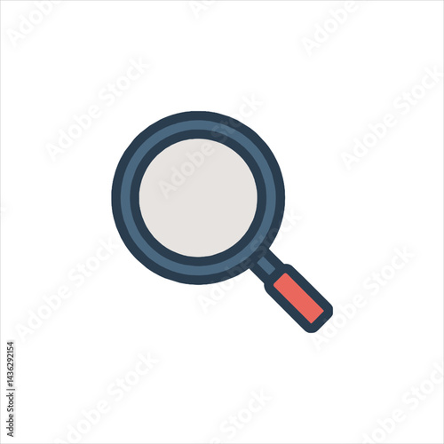 magnifying glass isolated on white