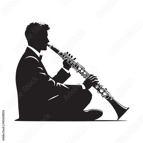 Deep Voices of Woodwind: A Captivating Collection of Bassoon Vector Silhouettes Showcasing the Unique Shape, Rich Tones, and Classical Charm of This Timeless Musical Instrument.