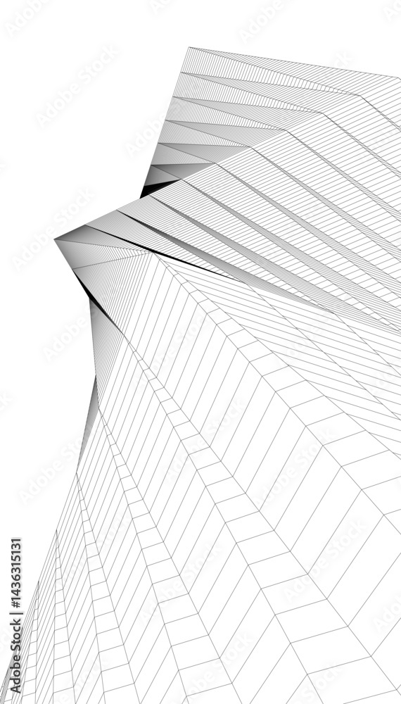 Architecture building. Design 3d background Architecture building. Design 3d background