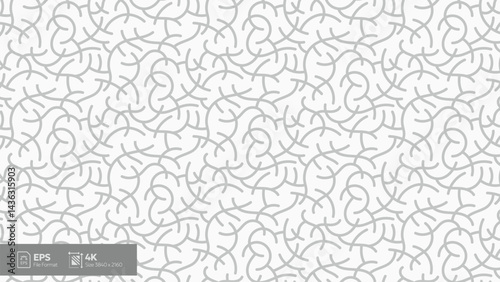 abstract geometric line art pattern on white background
